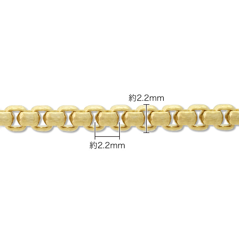 チェーンネック スライドパーツ付No.1 ゴールド