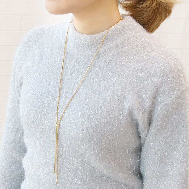 With chain neck slide parts No.1 gold