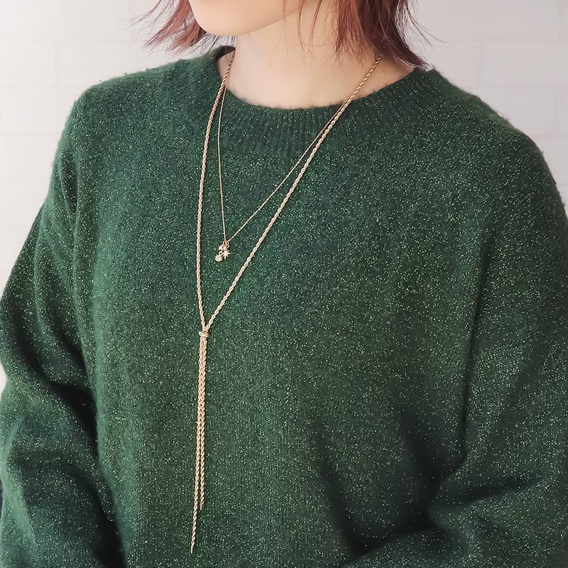 With chain neck slide parts No.2 gold