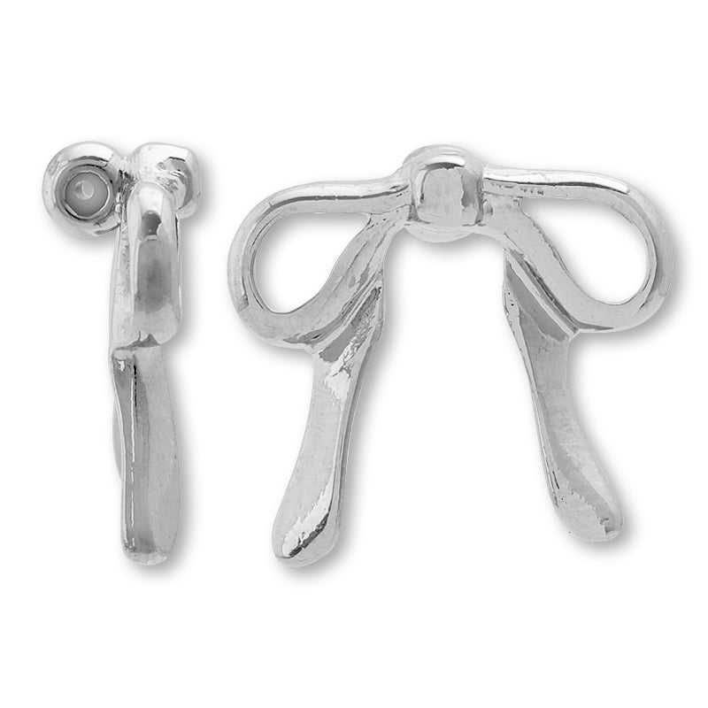 スライドボール付パーツ リボンNo.2 ロジウムカラー