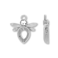 BezelCharm Honey Bee #4320 8x6mm Crystal/RC