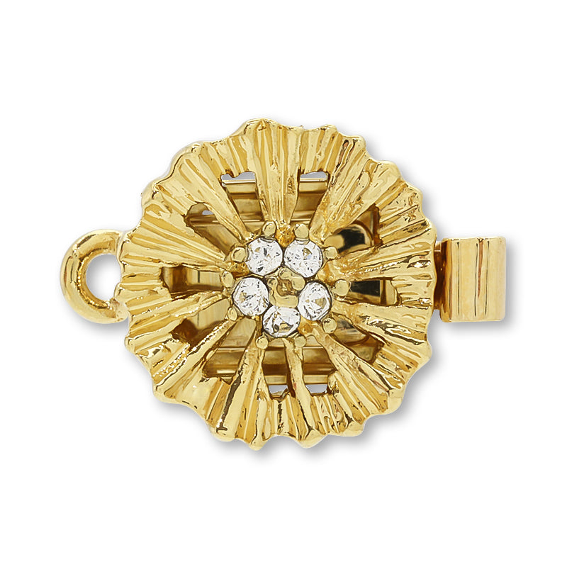German clasp flower No.2 1 consecutive gold