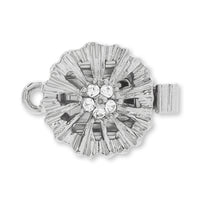 German clasp flower No.2 1 series platinum color