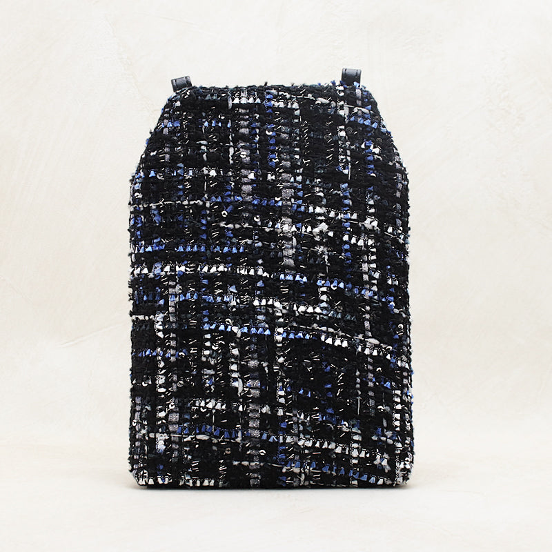 ツイードショルダーポーチ ブラック【アウトレット】