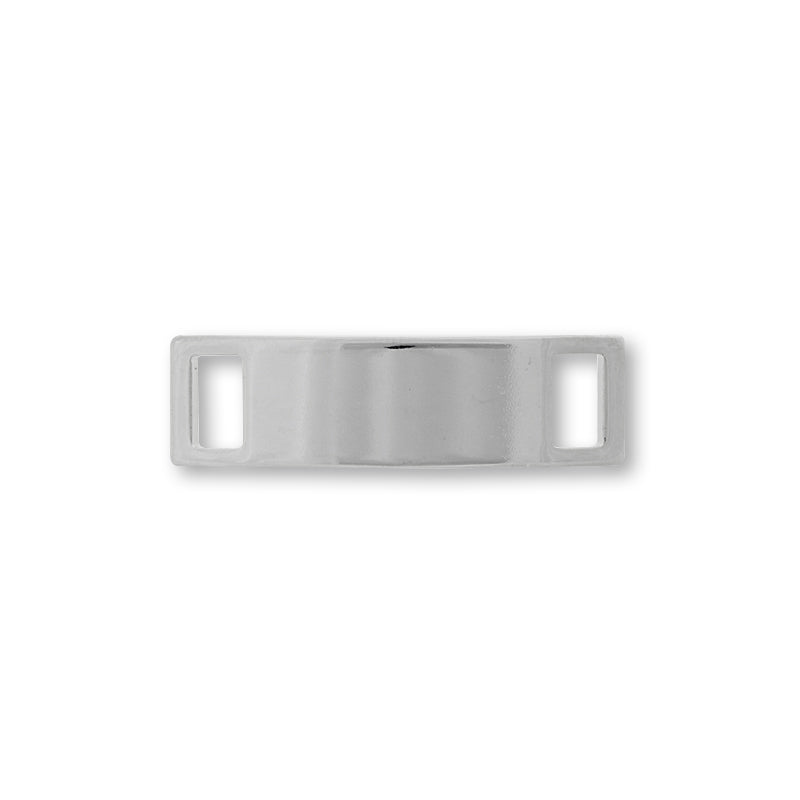 Shoes plate 1 rhodium color