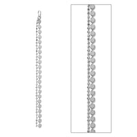 Swing parts chain mixed rhodium color