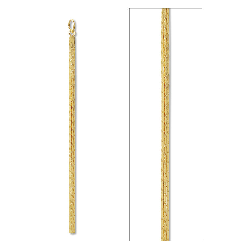 Swing parts slim fringe 2 gold