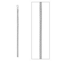 Swing parts Slim fringe 2 rhodium color