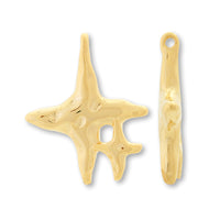Charm double sparkle gold