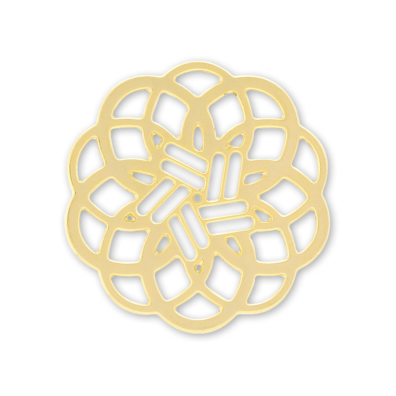 エッチングパーツ 梅結び ゴールド