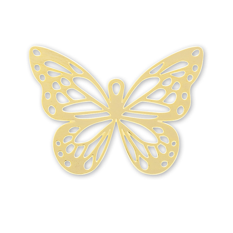 エッチングパーツ 蝶2 ゴールド