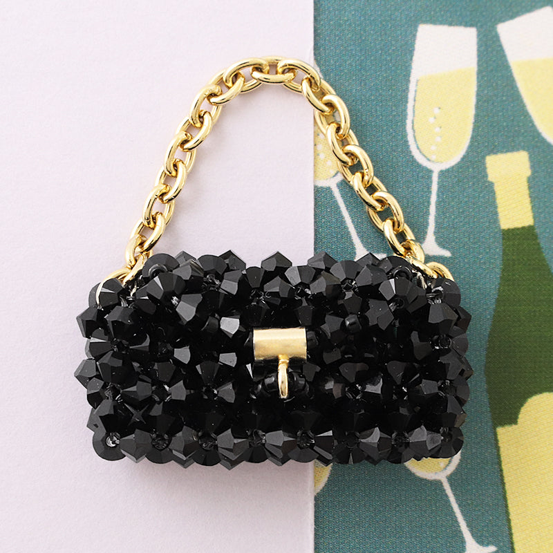 Kit Crystal Party Bag Black (KR1103)
