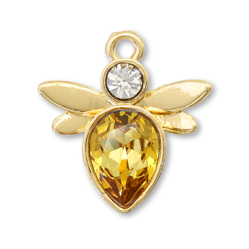 チャーム #4320 ミツバチ ゴールデントパーズ/G