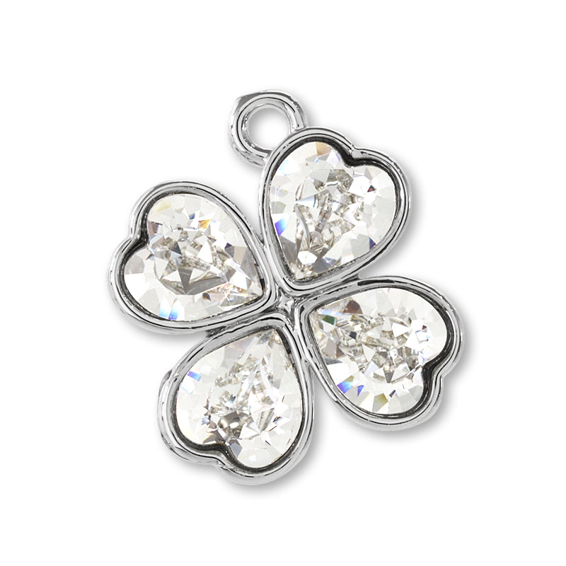 チャーム #4884 クローバー クリスタル/RC