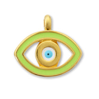 ギリシャチャーム マティ プレーン ライム/G