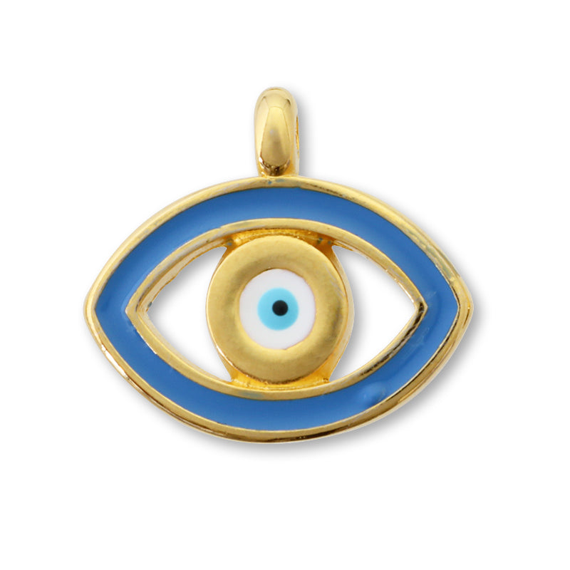 ギリシャチャーム マティ プレーン ブルー/G