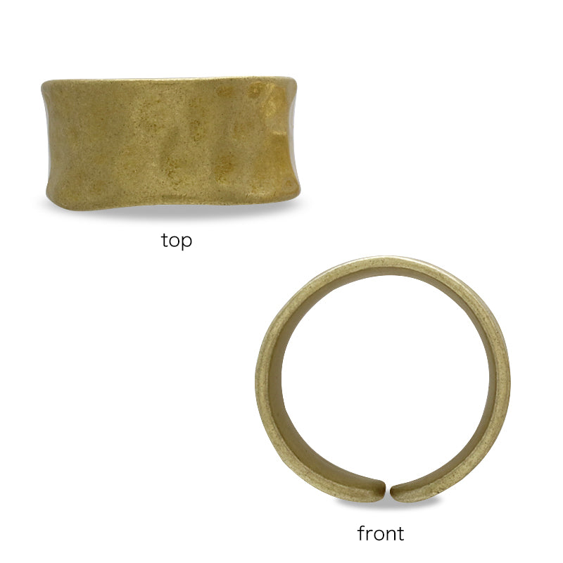 デザインリング2 アンティークブラス