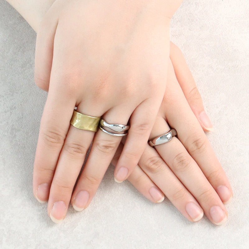 Design Ring 6 Rhodium Color