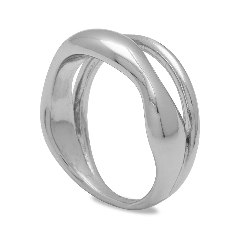 Design Ring 5 Rhodium Color