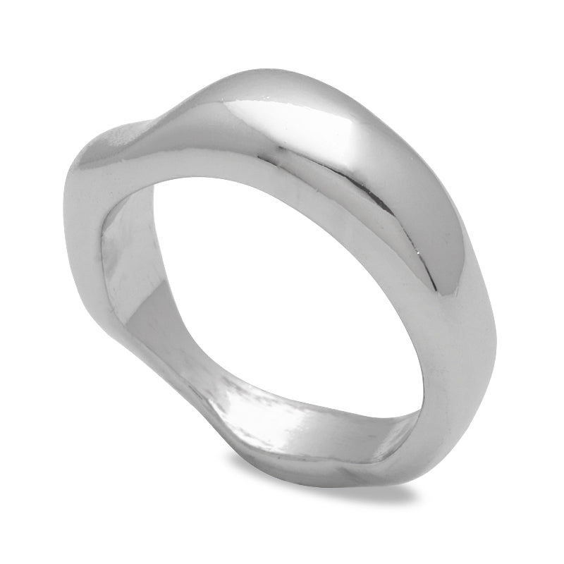 Design Ring 6 Rhodium Color