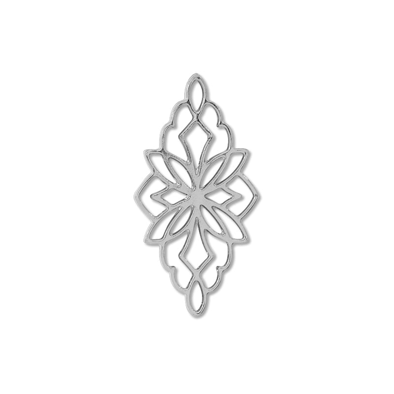 Etched parts Sukashi Marquis rhodium color