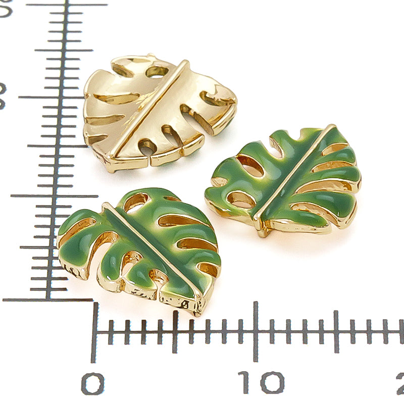 Charm Monstera Green/G