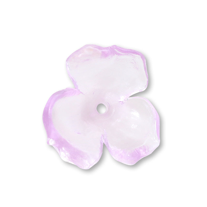 アクリル ドイツ製 花19 クリアピンク