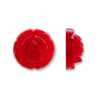 Acrylic Made in Germany Cabochon Rose