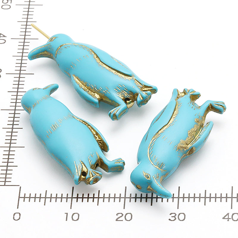 アクリル ドイツ製 ペンギン ブルー/G