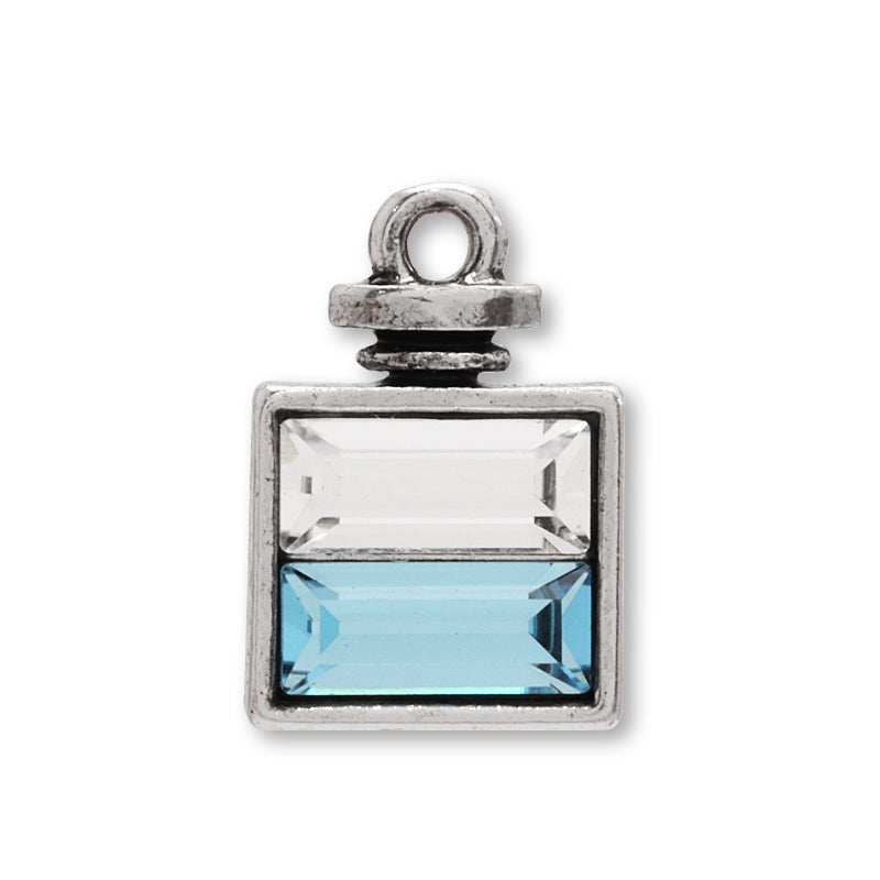 チャーム パフュームボトル5 アクアマリン/RCスミ