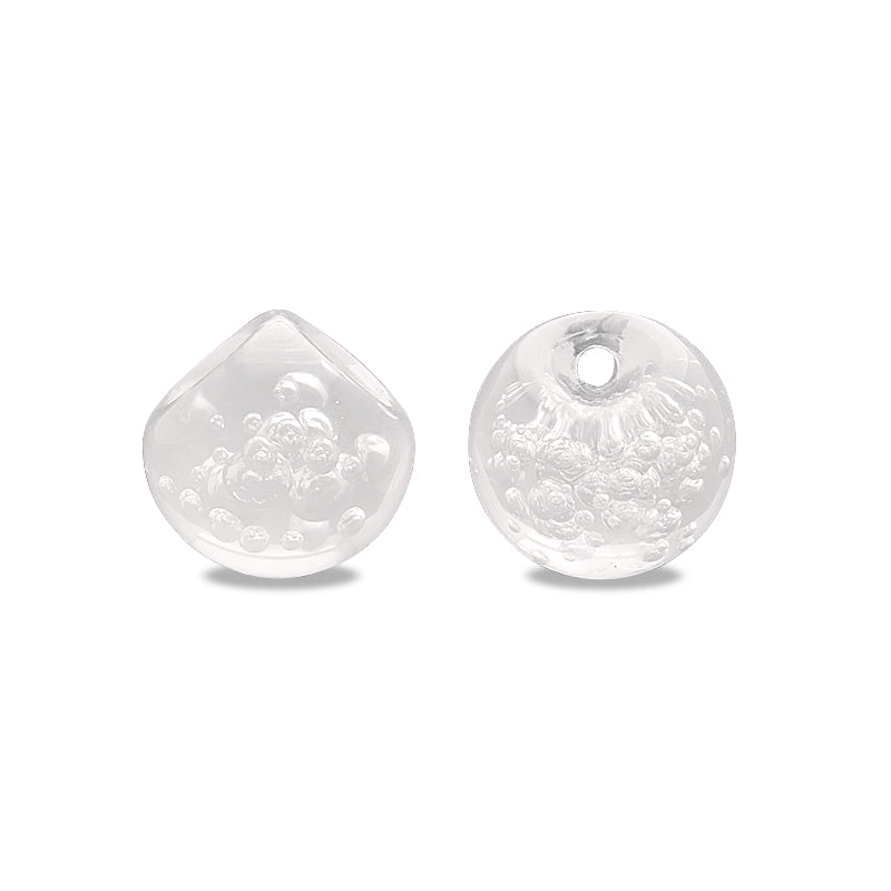 Domestic acrylic szumaru bubble painted white