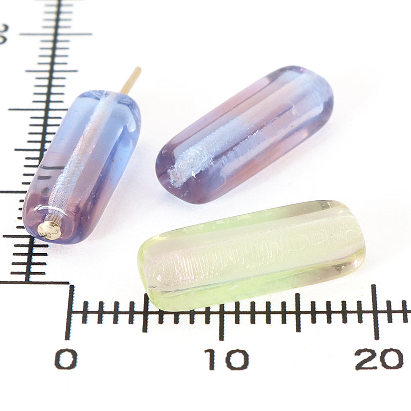 チェコ レクタングルスティック2 ミックスイエローパープル