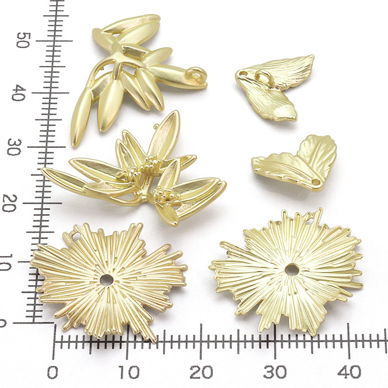 スペインパーツ リーフ No.1 マットゴールド