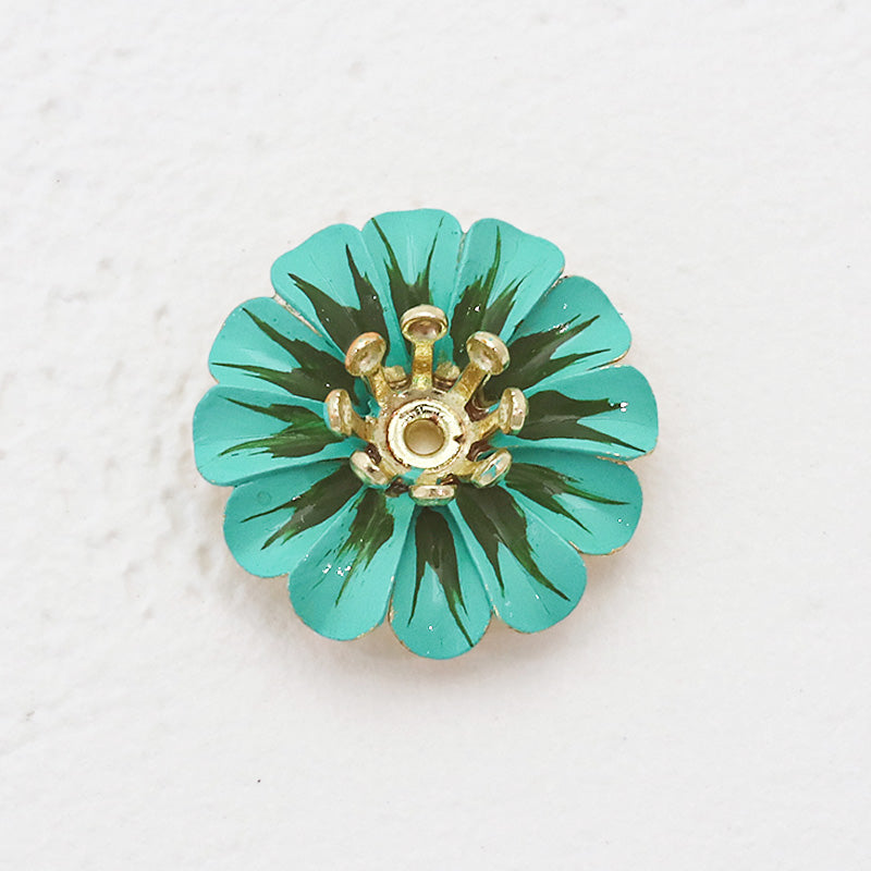 スペインパーツ フラワー No.2 ターコイズグリーン/MG