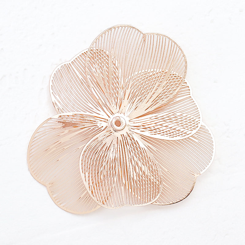 スペインパーツ 6弁花 No.1 メタリックカッパー