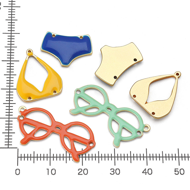 スペインパーツ ビキニトップ 1カン2穴 イエロー/MG