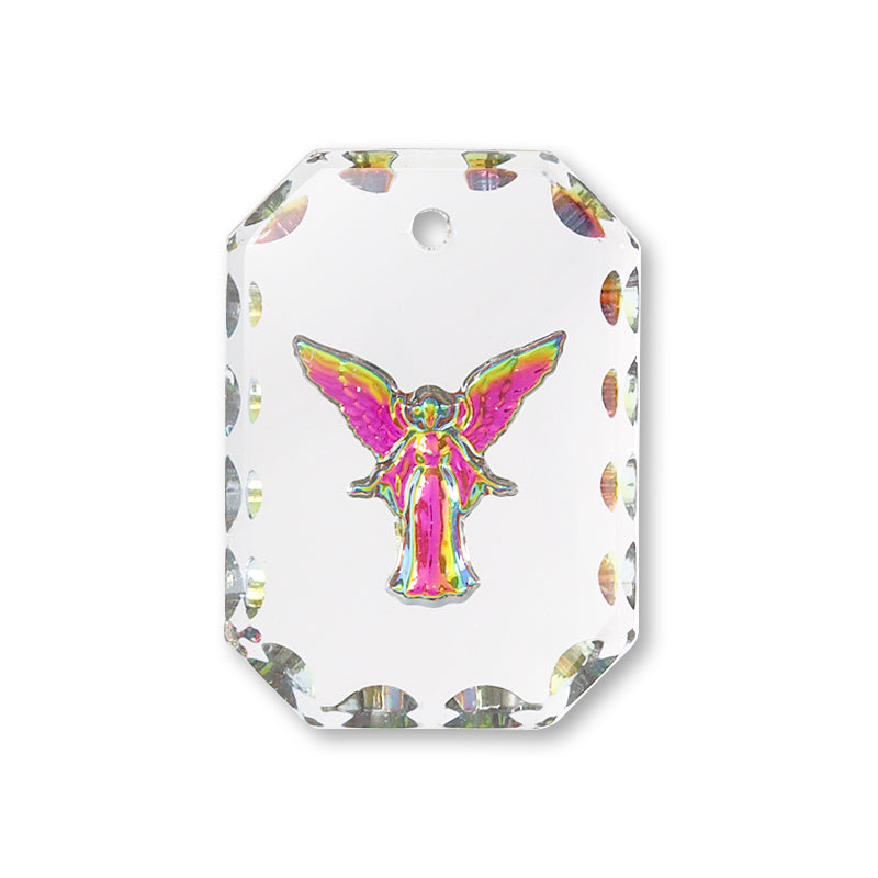 ドイツ製ガラス オクタゴンエンジェル ヘリオレッド