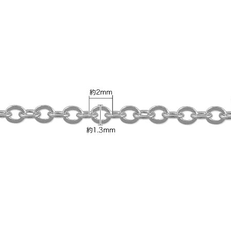 ステンレス316L チェーンネックレス ST235SF(アジャスター付) ゴールド(イオンプレーティング)(SUS316L)