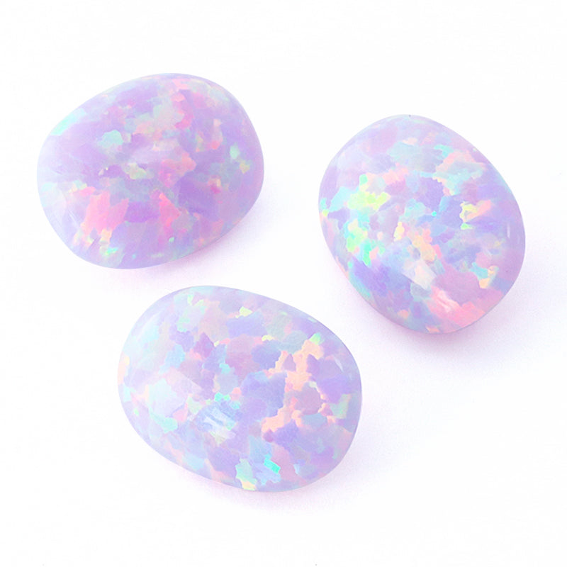 Artificial Opal (KYOTO OPAL) Oval Purple