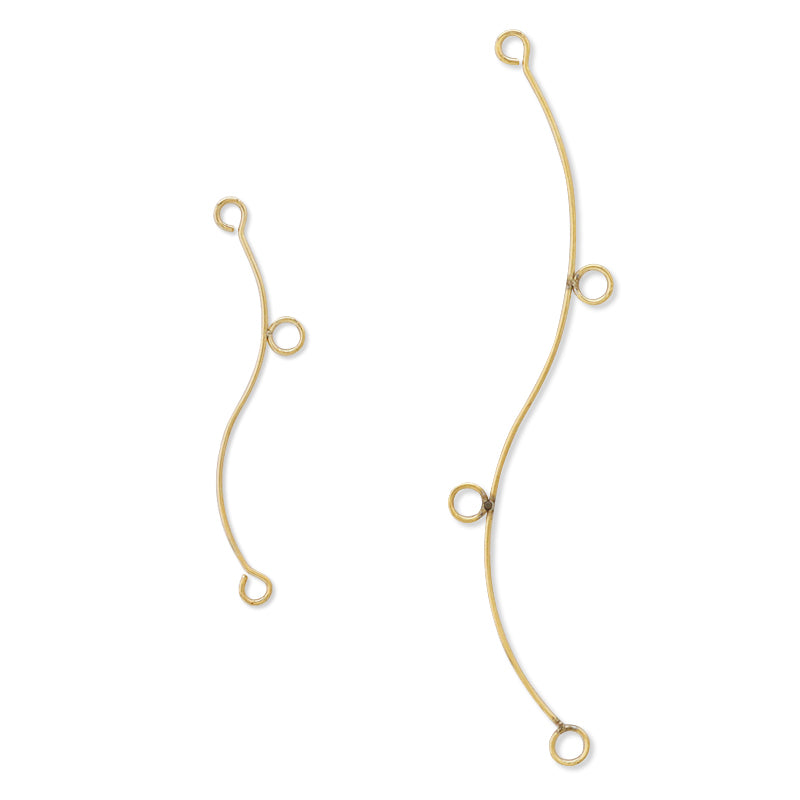 ジョイントワイヤーウェーブカン付 ゴールド