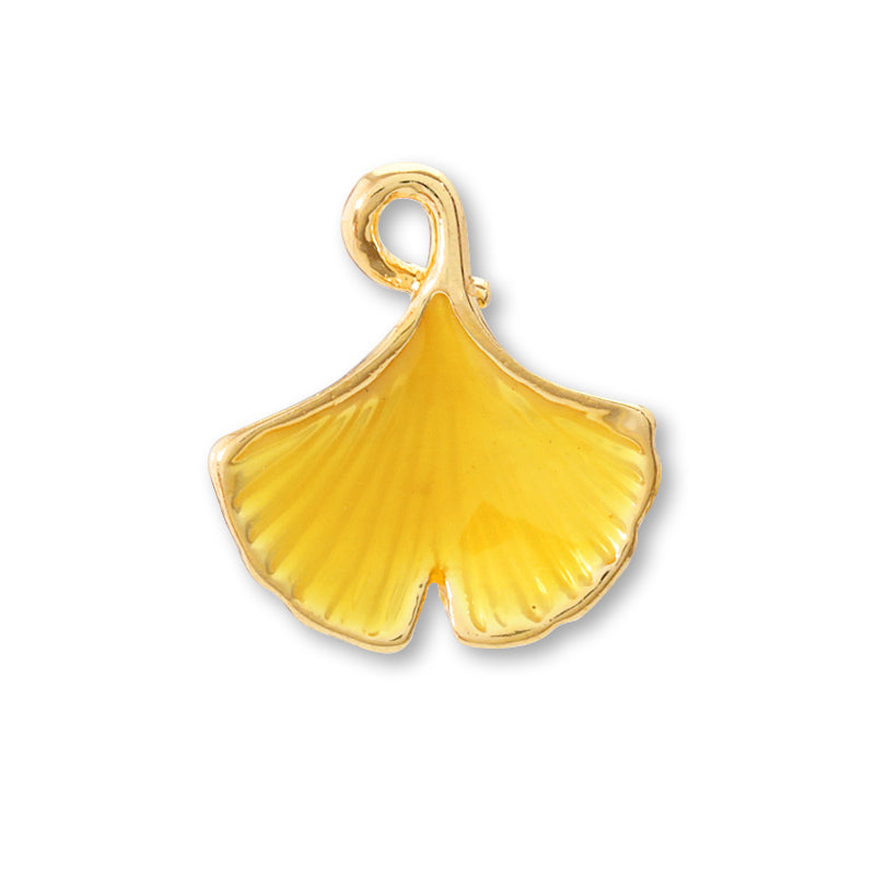 チャーム イチョウ 裏カン付 イエロー/G