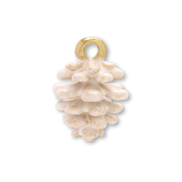 Charm Pine Cones White/G