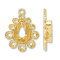 Stone rollBezel #4320 Gold with 1 ring
