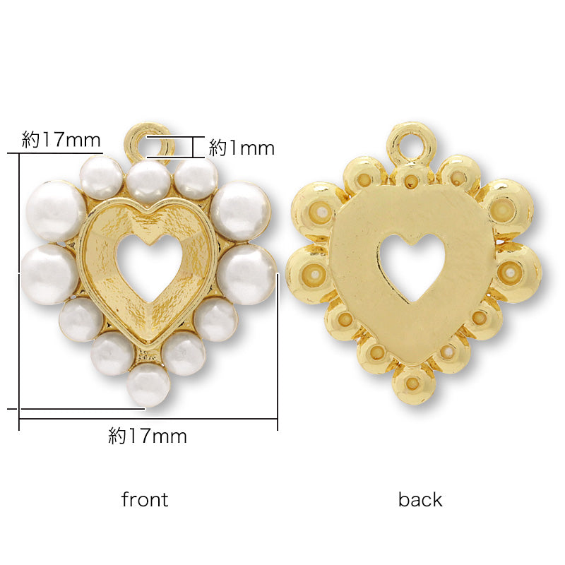 パール巻石座 #4884 1カン付 ホワイト/G