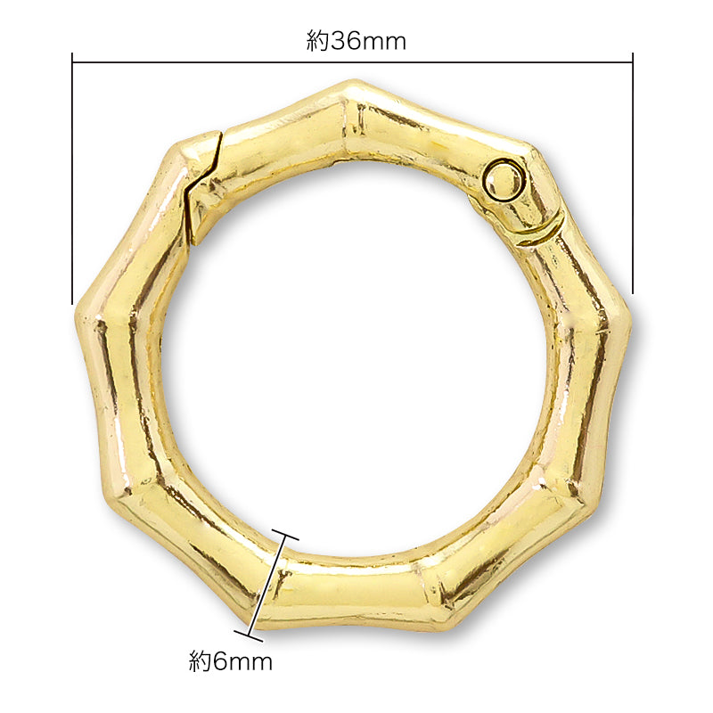 Carabiner patterned lines nickel