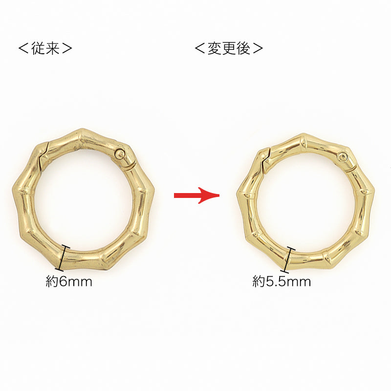 Carabiner Pattern Line Gold