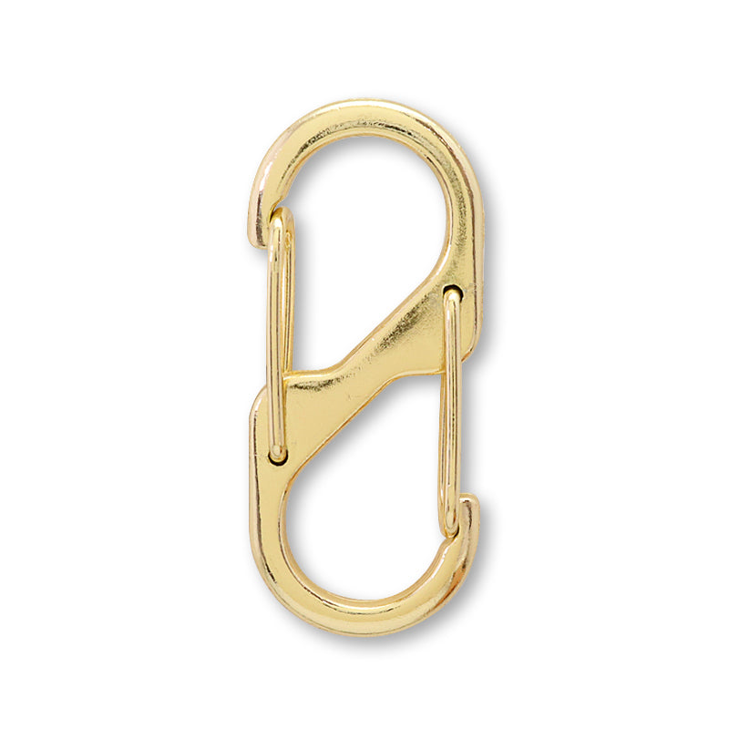 Carabiner S-type Gold