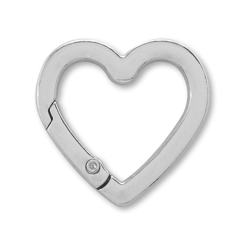 Carabiner Heart Square Nickel