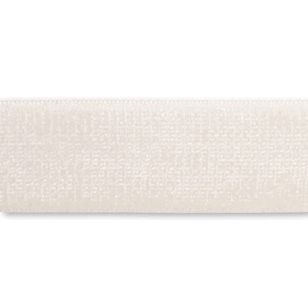 Double-sided velvet ribbon, white