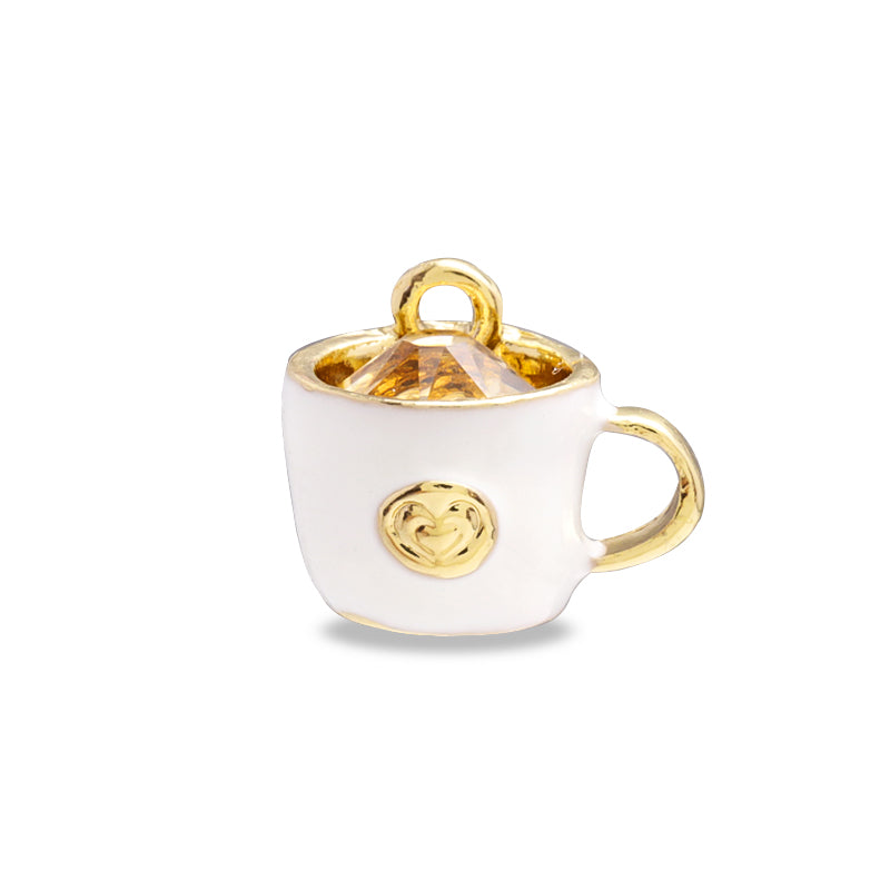 チャーム マグカップ 1カン Lt.コロラドトパーズ・ホワイト/G